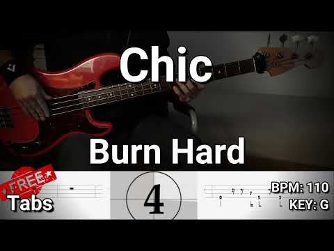 Chic - Burn Hard (Bass Cover) Tabs