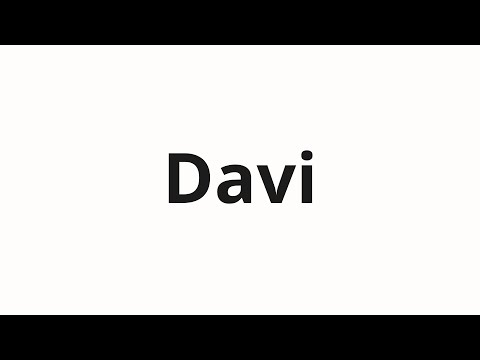 How to pronounce Davi | Дави (Davi in Russian)