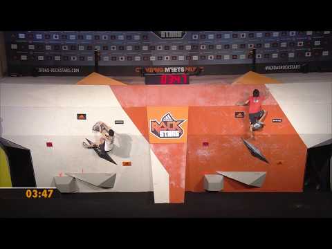 Superfinal Adidas RockStars 2017 entre Tomoa Narasaki (JPN) y Jongwon Chon (KOR)