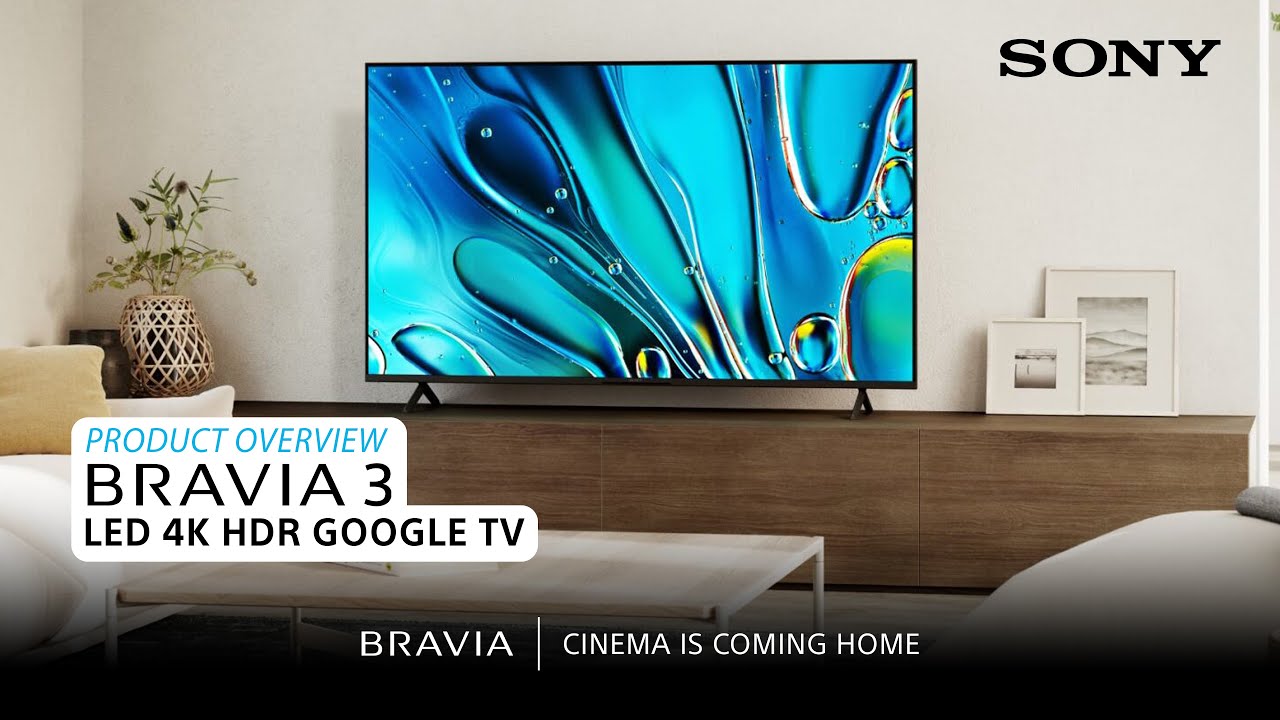 Sony BRAVIA 3 65” class LED 4K HDR Google TV (2024) | K-65S30