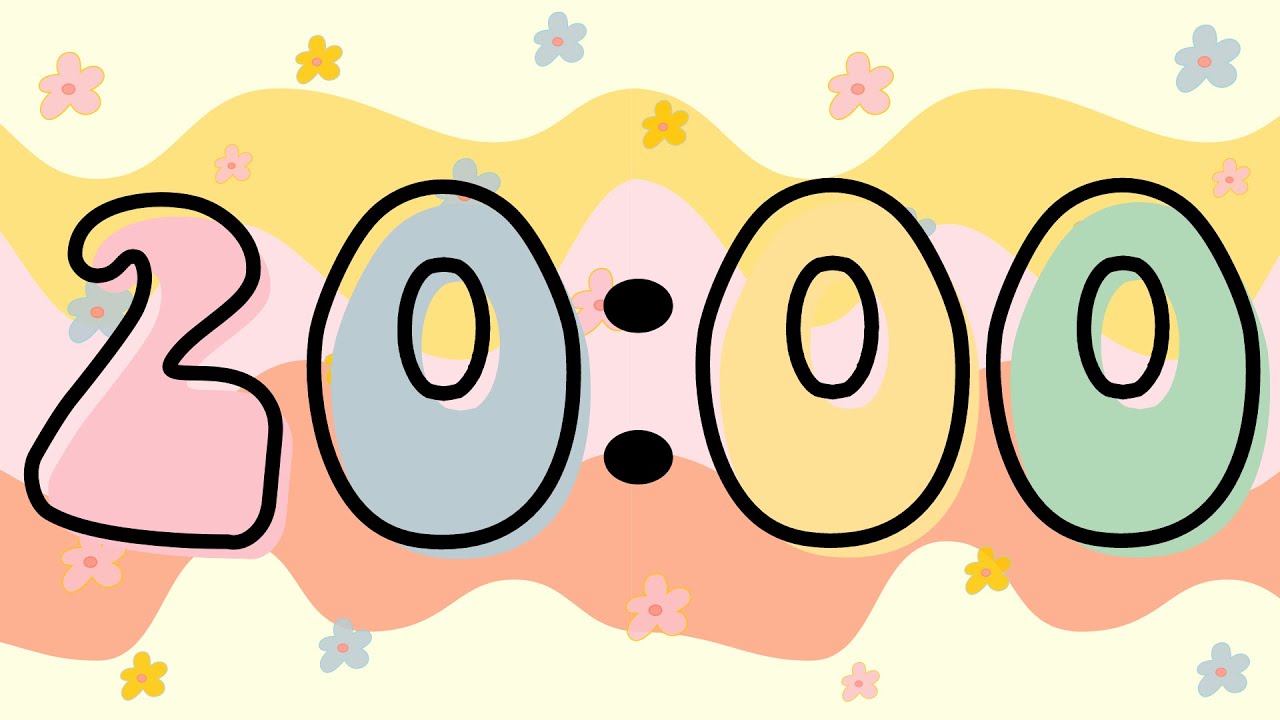 20 Minute Groovy Themed Timer