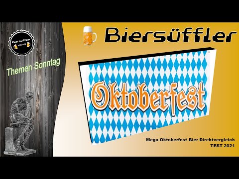 Biersüffler´s Mega Oktoberfest Bier Direktvergleich TEST 2021