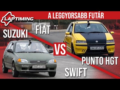 A leggyorsabb futár - Suzuki Swift vs. Fiat Punto HGT (Laptiming ep.152)