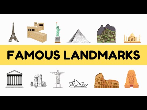Famous Landmarks Around the World | Educational Video for Kids