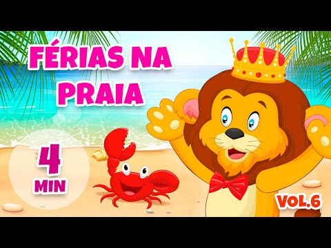 Férias na praia Vol. 6 - Giramille 4 min | Desenho Animado Musical