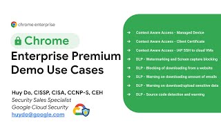 Google Chrome Enterprise Premium Use Cases Demo