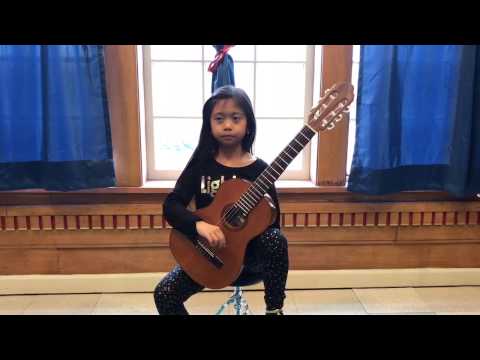 Savannah's Suzuki Guitar Book 1 Graduation