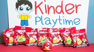 Blind Bags Kinder Playtime Mystery Angry Bird Surprises 3-in-1,Danglers, and Hangers