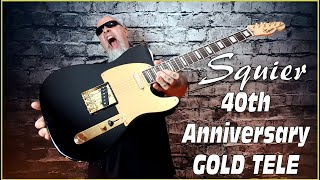 Video thumbnail for SQUIER - 40th ANNIVERSARY GOLD TELE by Steve Ricardo