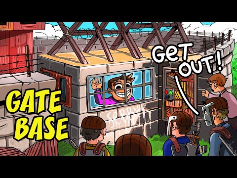 I BUILT my base in a CLANS GATEHOUSE in Rust!!!