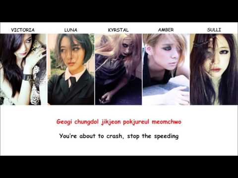 Red Light f(x) Lyrics [ENG+ROM]