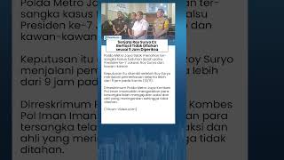 Polisi Pastikan Roy Suryo Cs Tak Ditahan, Fokus Periksa Saksi dan Ahli Meringankan