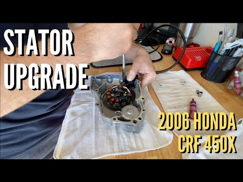 Baja Designs High Output Stator Upgrade on 2006 Honda CRF450X - Full Install
