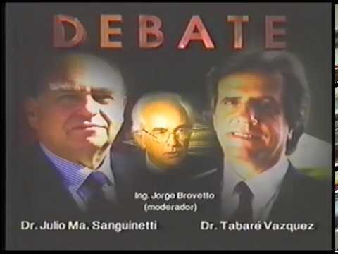 JM Sanguinetti  vs T Vázquez - Debate elecciones 1994