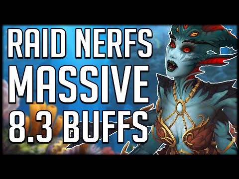 HUGE RAID NERFS - Class Buffs & MASSIVE Changes To Horrific Visions Currency in Patch 8.3 | WoW BfA