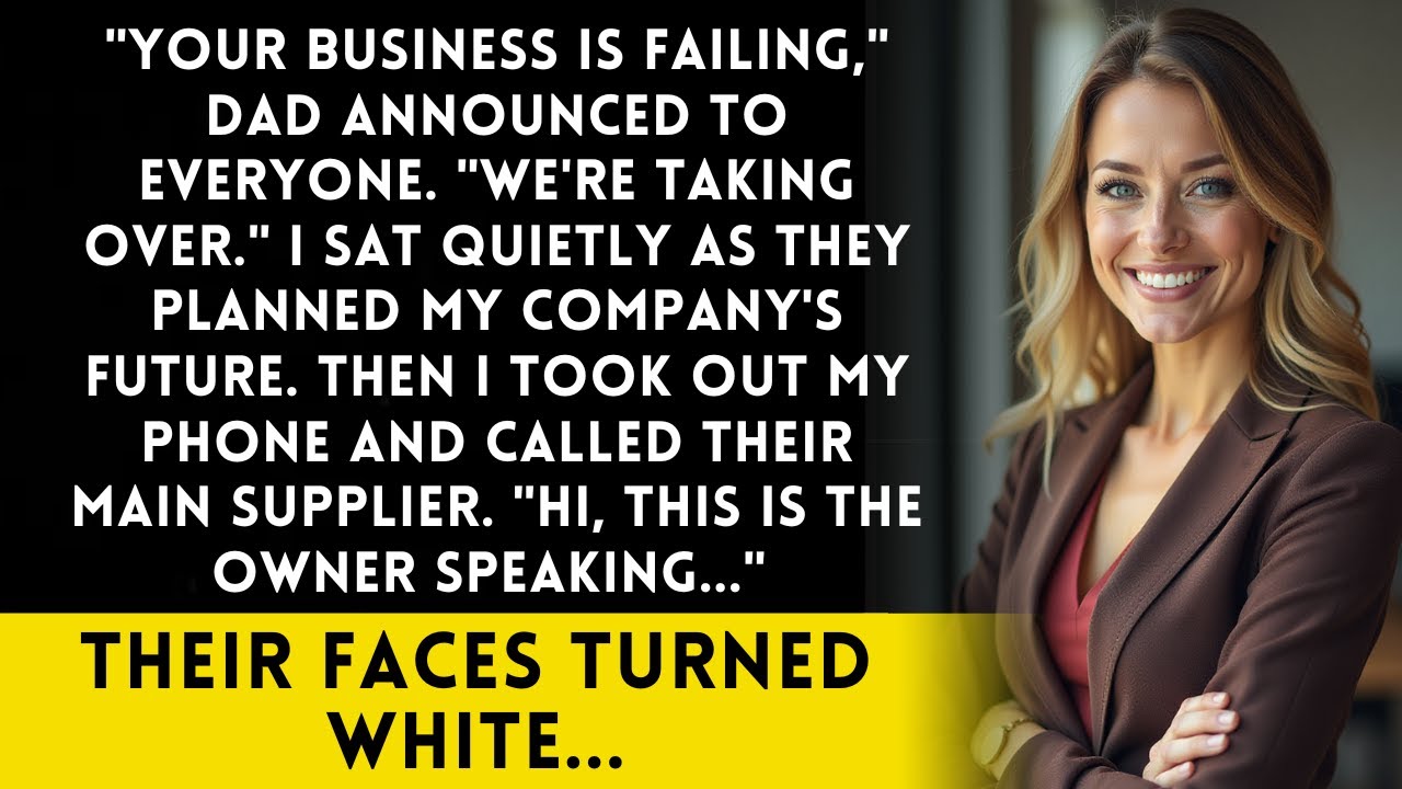 My Parents Called a Family Meeting to 'Help' My Struggling Business—Not Knowing I Own Their Supplier