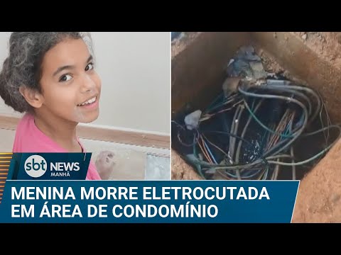 Menina de 12 anos morre eletrocutada em condomínio em SP | #SBTNewsManhã (06/03/25)
