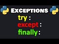 Learn Python EXCEPTION HANDLING In 5 Minutes