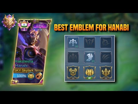 HANABI BEST BUILD FOR RANK PUSH IN 2023 | HANABI SOLO GAMEPLAY