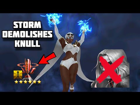 Storm VS Stage 50 WBL, Without Dying?... - Marvel Future Fight