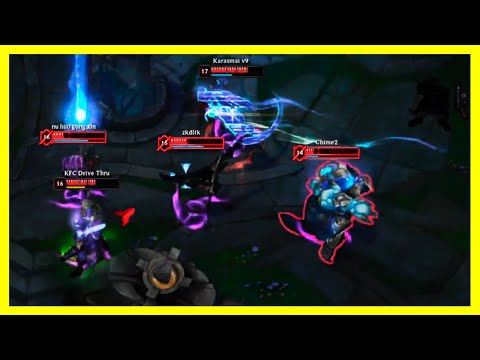 Pyke Quadra Kill in 5 seconds