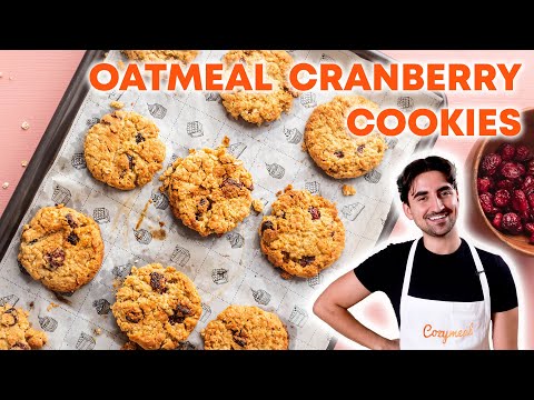 No Chilling Required! 😇 Gluten Free Oatmeal Cranberry Cookies Recipe