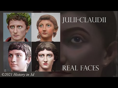 Real faces of ancient Rome - Julii-Claudii dynasty