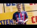 CHRISTENSEN'S FIRST TOUCHES AS A BARÇA PLAYER IN HIS OFFICIAL PRESENTATION ⚽?❤️