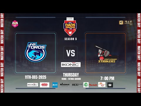JNS TOROS VS SVKMS DYNAMIC STRIKERS | JFSC DADS PREMIER LEAGUE SEASON 5