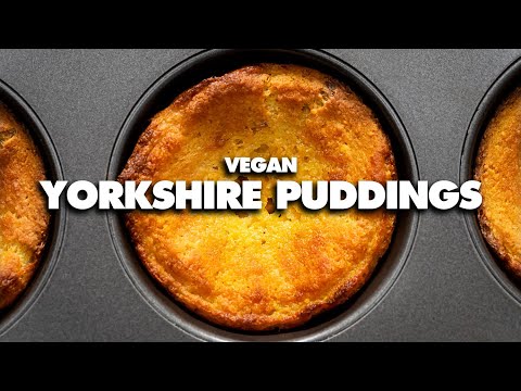 Vegan Yorkshire Puddings - How To Make Yorkshire Pudding With No Eggs