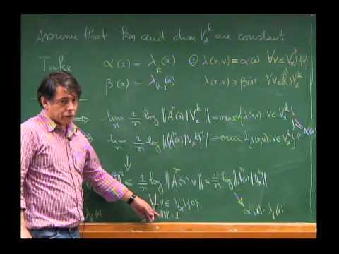 Programa de Doutorado: Tópicos de Sistemas Dinâmicos - Aula 08