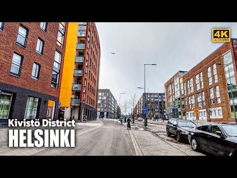 Walk in Helsinki, Kivistö District 🇫🇮 Large District of New Buildings