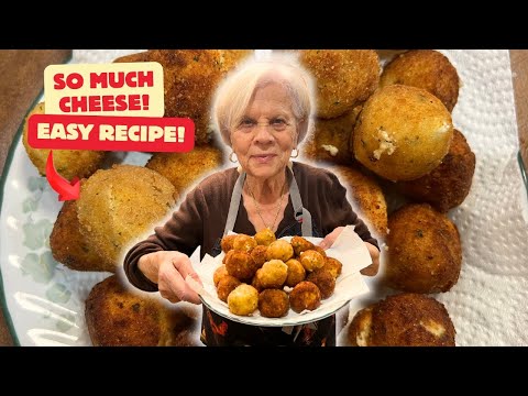 Crispy Italian Ricotta Cheese Balls by Nonna | Easy Recipe