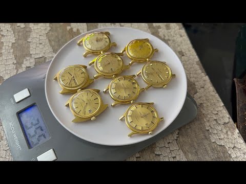 How Much Gold and Gold Value Are In A Vintage 18k Omega Constellation?