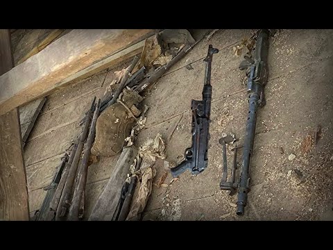 A CACHE OF WWII WEAPONS WAS FOUND IN THE ATTIC OF A 19TH-CENTURY HOSPITAL / WW2 METAL DETECTING