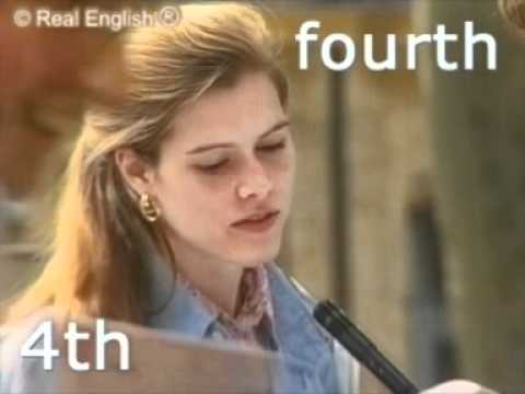Real English 8b - Ordinal Numbers