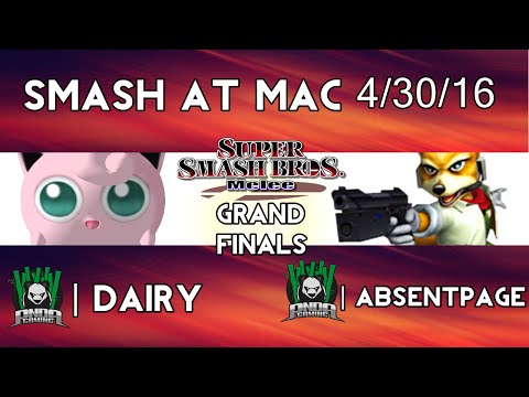 Smash@Mac 4/30/16 - Pnda | AbsentPage vs Pnda | Dairy (SSBM GF)