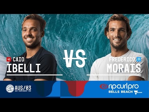 Caio Ibelli vs. Frederico Morais - Quarterfinals, Heat 1 - Rip Curl Pro Bells Beach 2017