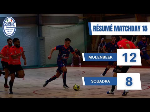 ETM ESPOIRS MOLENBEEK 12 - 8 SQUADRA MOUSCRON - Résumé 15ᵉ journée - D2 Futsal Belge 24/25
