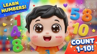 Learn Numbers 1-10 for Kids | Number Recognition Games | Educational Video for Toddlers