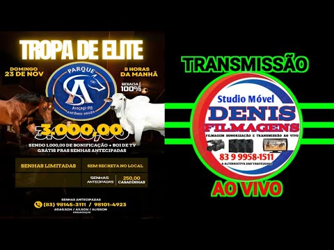 VAQUEJADA AO VIVO NO PARQUE ANTÔNIO DE SOUZA EM ARAÇAGI - PB