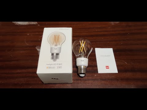Banggood Yeelight YLDP12YL E27 6W 2700K Smart LED Filament Bulb