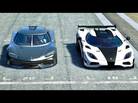 Koenigsegg Gemera vs Koenigsegg Agera RS - Top Gear Track