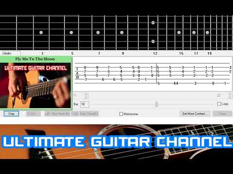 [Guitar Solo Tab] Fly Me To The Moon (Jazz Guitar)