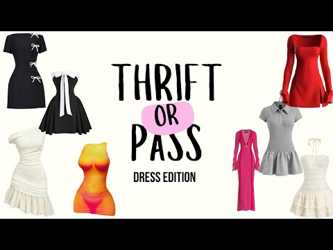 THRIFT or PASS? *DRESS EDITION*👗💃🥻👘