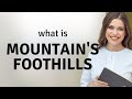 Exploring the Mountain's Foothills: A Journey into English Language