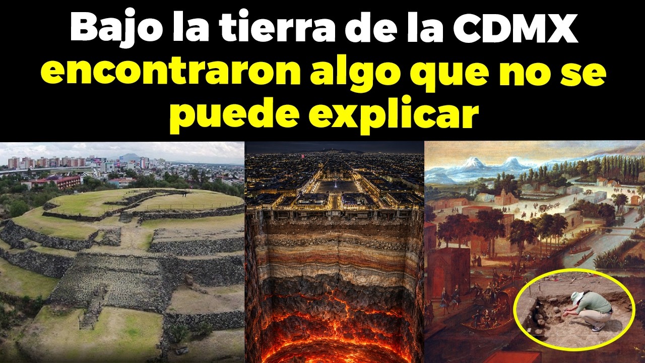 Bajo la tierra de la Ciudad de México encontraron algo que no se puede explicar