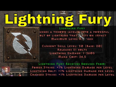 D2R Skills & Abilities - Lightning Fury (Amazon Javelin & Spear Tree)