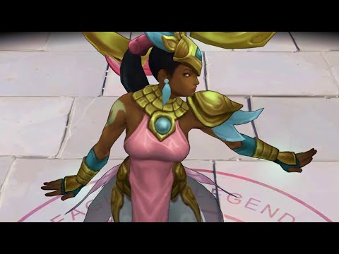 Order of the Lotus Karma Skin - Detailed Spotlight