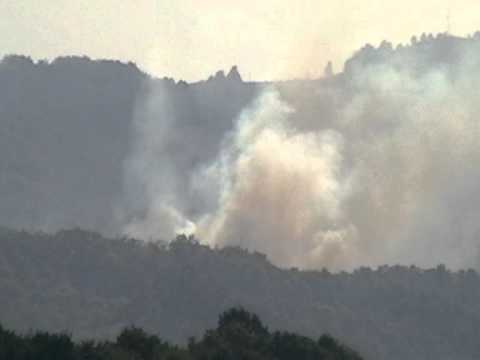 Gradačac   požar na Krečanama 13 9 2011